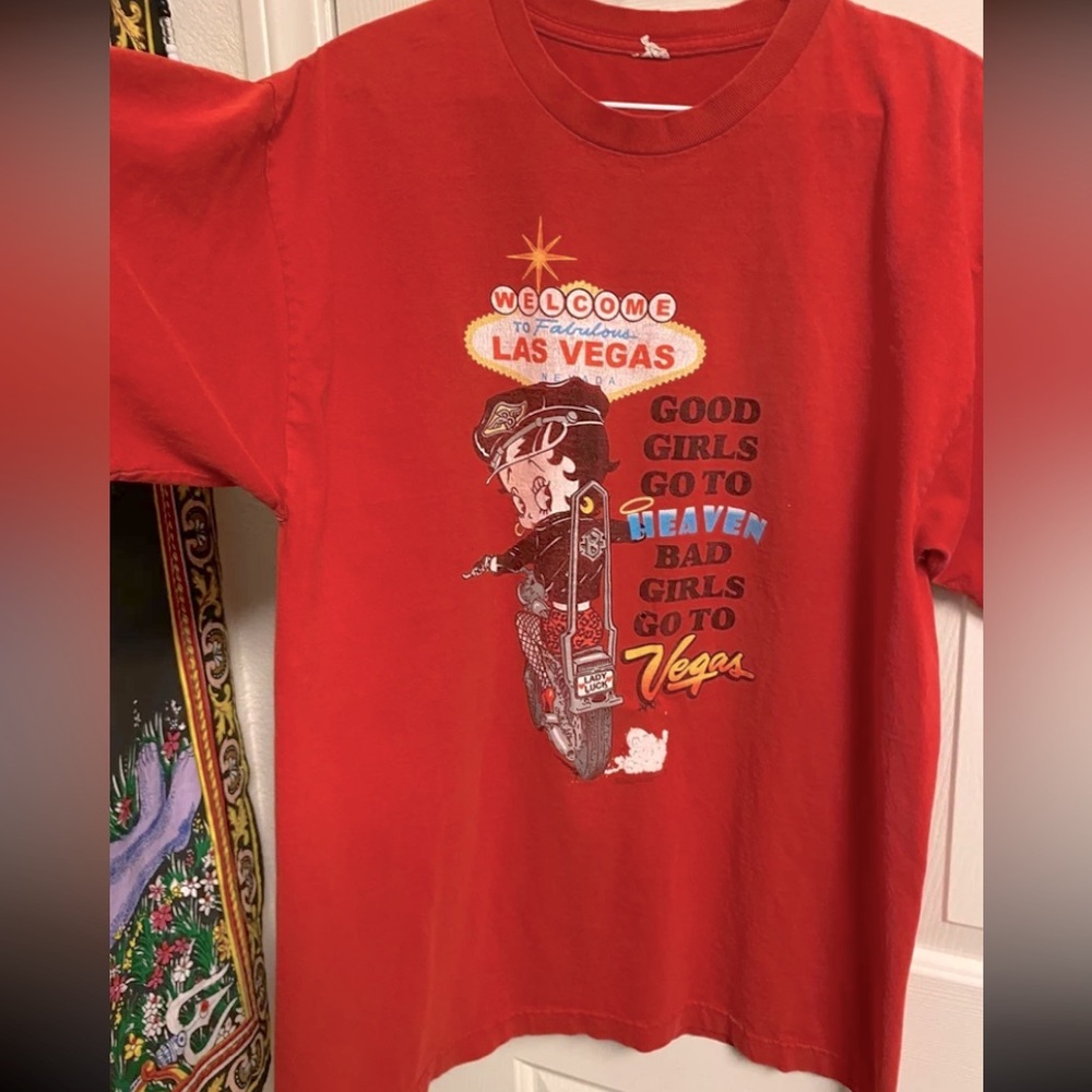Betty Boop Las Vegas Red Vintage tee